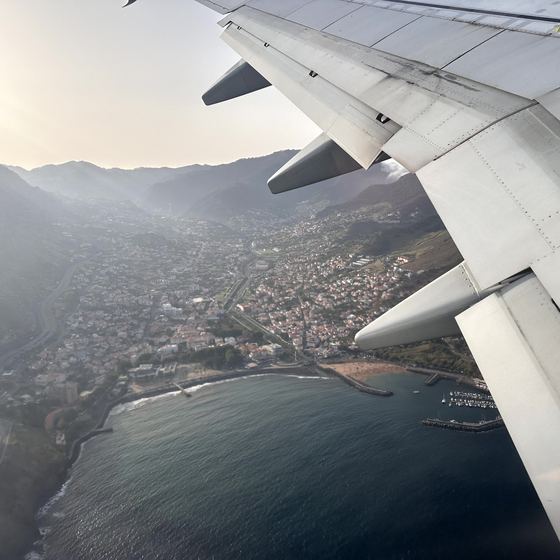 Rückgabe Mietwagen, Flughafen Funchal und Rückflug nach Hannover