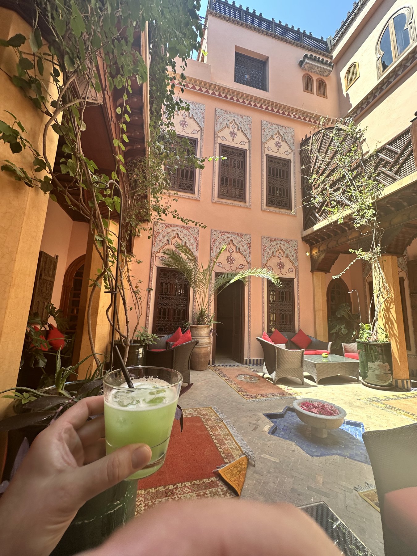 Ankommen im Hôtel La Maison Arabe