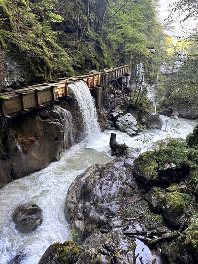 Wimbachklamm und wildes Wasser