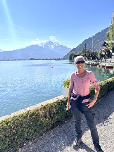 Zell am See und Blick auf den See