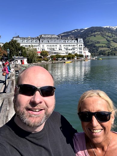 Zell am See und Blick auf den See