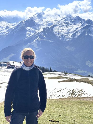 Zell am See und Blick auf den See