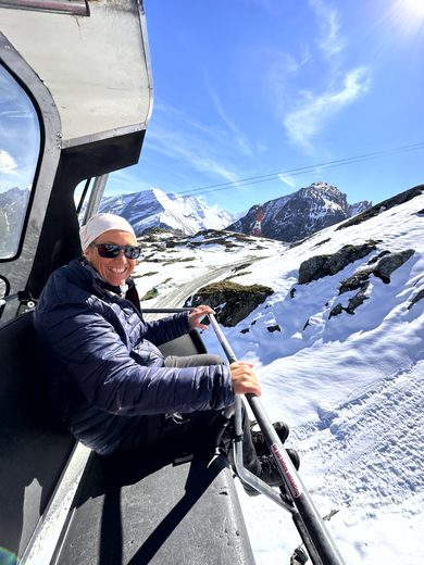 Panoramapunkte und alpine Wege