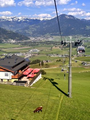 Zurück im Zaglgut: Pool, Terrasse und Abendessen