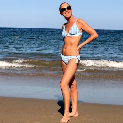 Heiligabend am Strand vom Hotel