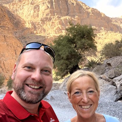 Jebel Akhdar: Bergwelt und Sonnenuntergang