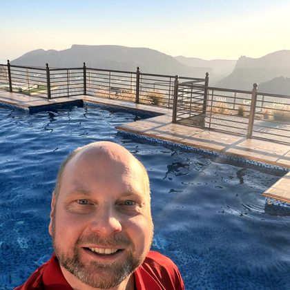 Jebel Akhdar: Bergwelt und Sonnenuntergang