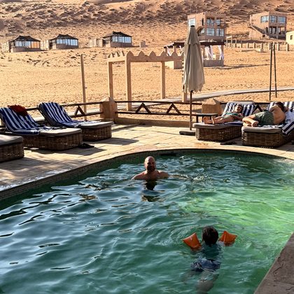 Ankunft im Sama Al Wasil Camp