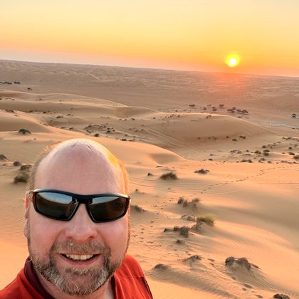 Wahiba Sands: Dünen, Kamele und Sonnenuntergang
