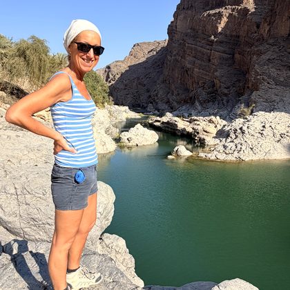 Morgen am Wadi und Rückfahrt nach Muscat