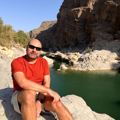 Morgen am Wadi und Rückfahrt nach Muscat