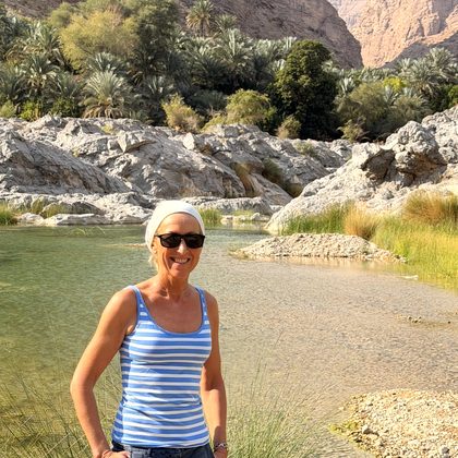 Morgen am Wadi und Rückfahrt nach Muscat