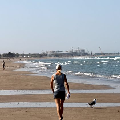 Neujahr am Strand
