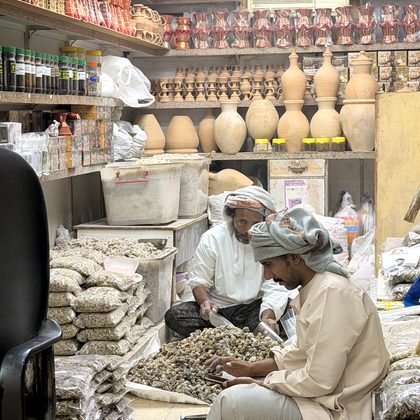 Souq und letzter Abend in Muscat