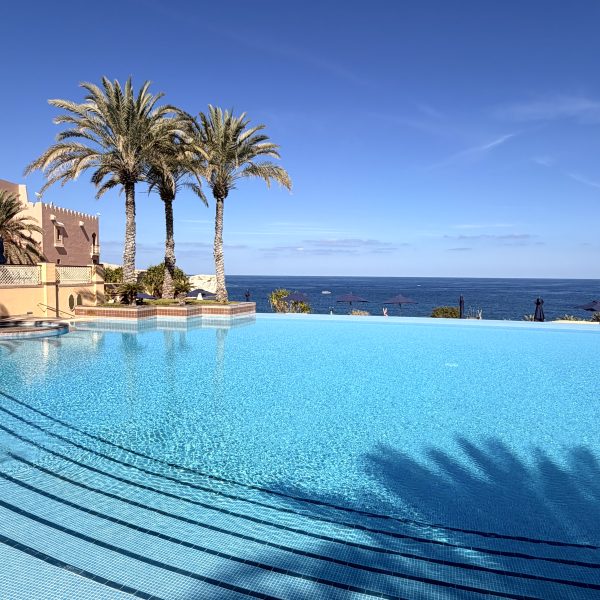 Heiligabend am Strand vom Hotel
