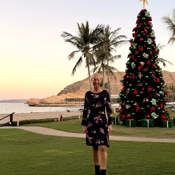 Heiligabend am Strand vom Hotel