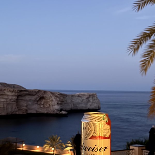 Heiligabend am Strand vom Hotel