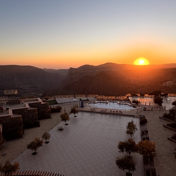 Jebel Akhdar: Bergwelt und Sonnenuntergang