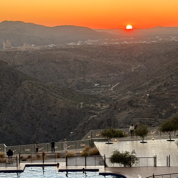 Jebel Akhdar: Bergwelt und Sonnenuntergang
