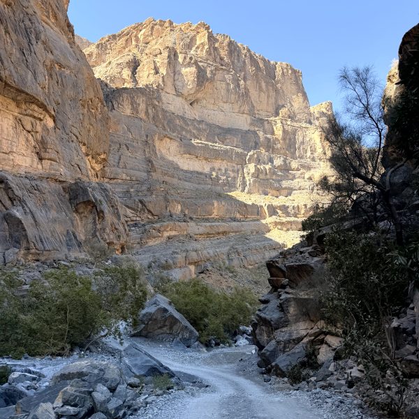 Canyons & Schluchten Richtung Jabal Shams