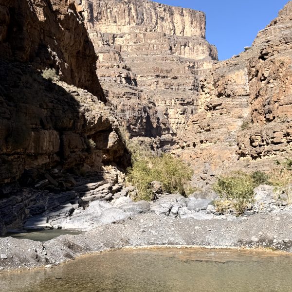 Canyons & Schluchten Richtung Jabal Shams