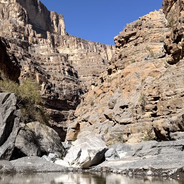 Canyons & Schluchten Richtung Jabal Shams