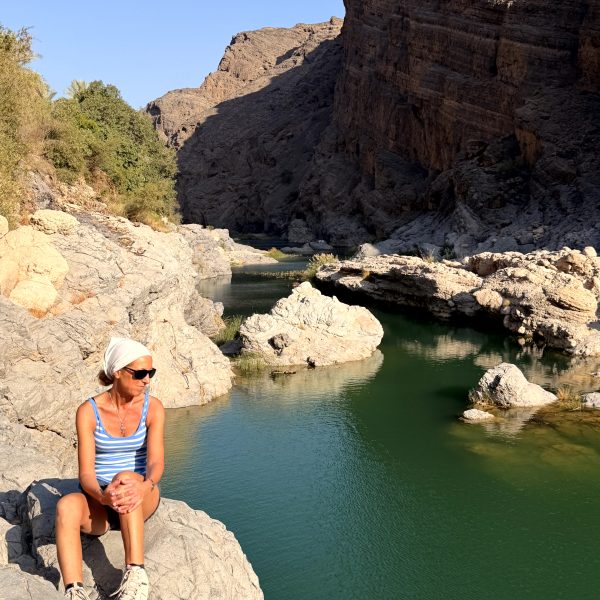 Morgen am Wadi und Rückfahrt nach Muscat