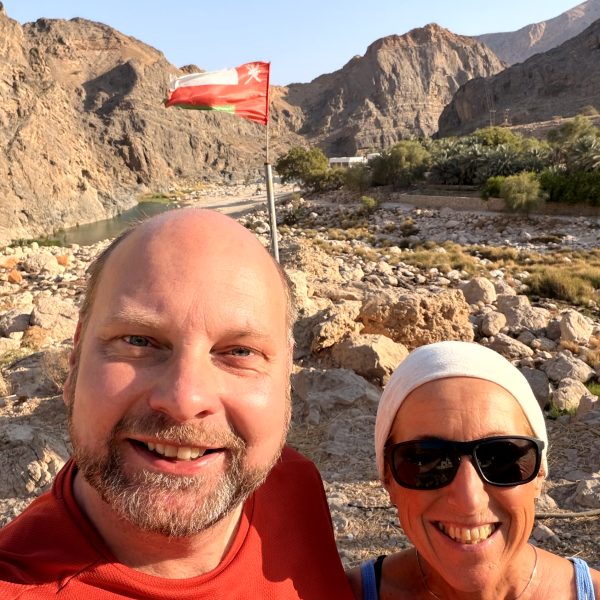 Morgen am Wadi und Rückfahrt nach Muscat