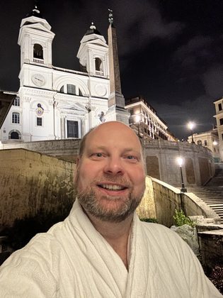 Morgen an der Piazza di Spagna