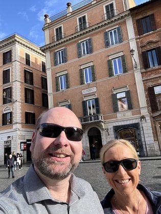 Morgen an der Piazza di Spagna