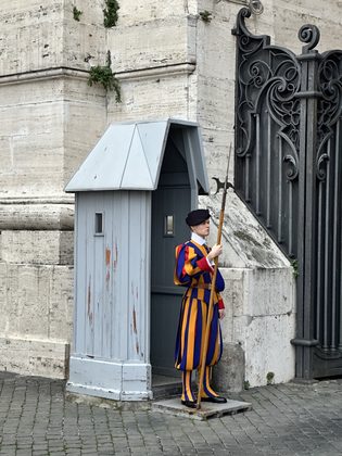 Trastevere, Tiber und erster Blick Richtung Vatikan