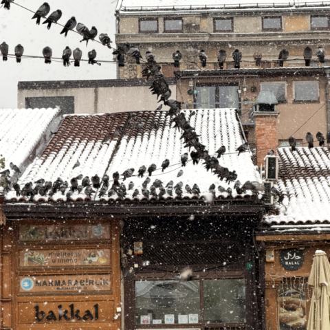 Baščaršija, Gassen und heißer Sač aus der Glut