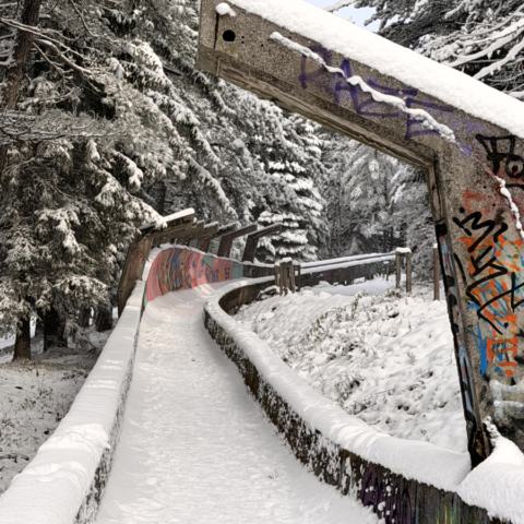 Trebević – Seilbahn, Schnee und Olympische Bobbahn