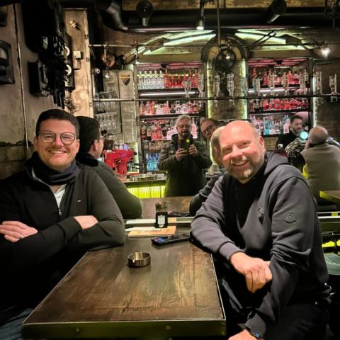 Ergänzende Gruppenbilder vom ersten Abend