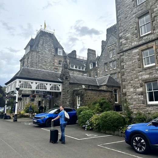Ankunft in Schottland und erste Etappe nach Pitlochry