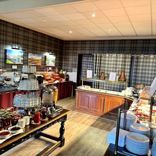 Frühstück im Atholl Palace – klassischer Start in den Tag