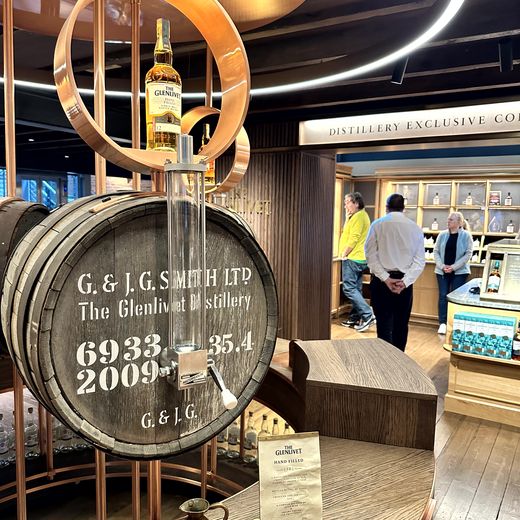 The Glenlivet – moderner Besucherbereich und Speyside-Klassiker