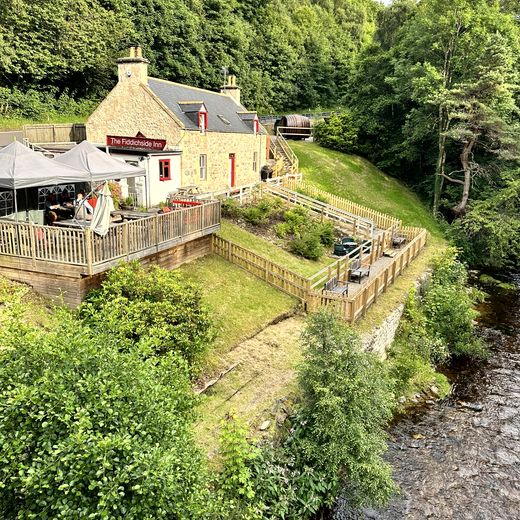 Ankunft in Craigellachie – Hotel, Fiddichside und Spey Inn