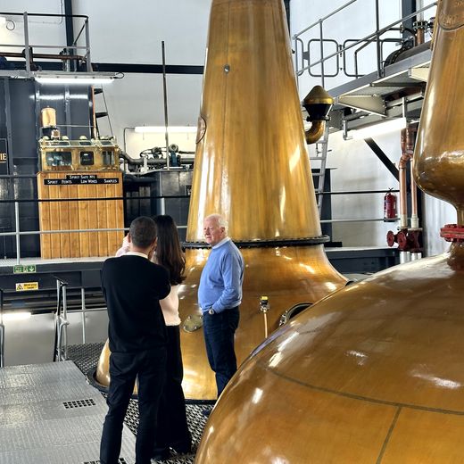The GlenAllachie – Führung durch Produktionsbereiche und Spirit Safes