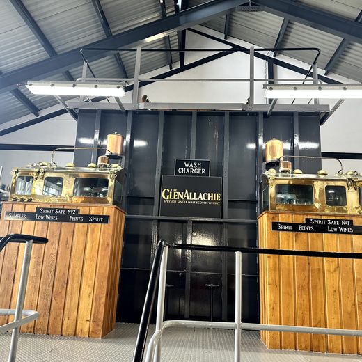 The GlenAllachie – Führung durch Produktionsbereiche und Spirit Safes