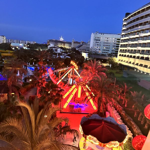 Abendstimmung im Resort