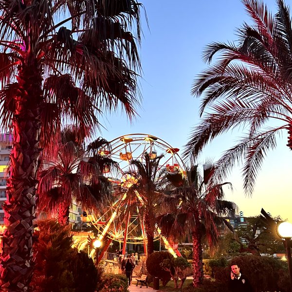 Abendstimmung im Resort