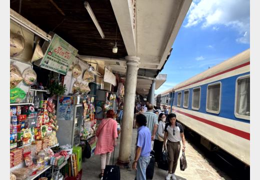 Morgen im Zug und Ankunft in Hue