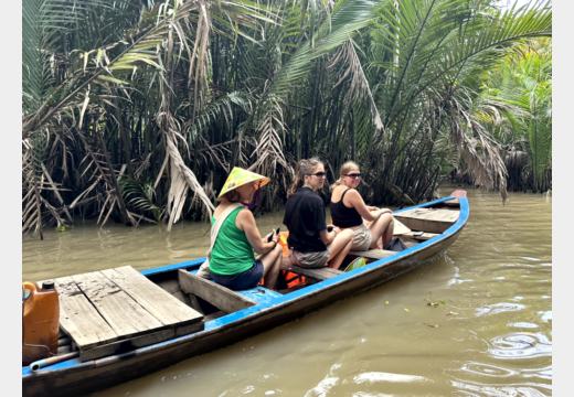 Mekong-Delta / Ben Tre – Boot, Kokosprodukte, Honigtee, Reispapier, Elefantenohrfisch und Sampan
