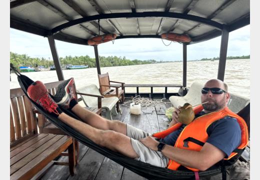 Mekong-Delta / Ben Tre – Boot, Kokosprodukte, Honigtee, Reispapier, Elefantenohrfisch und Sampan