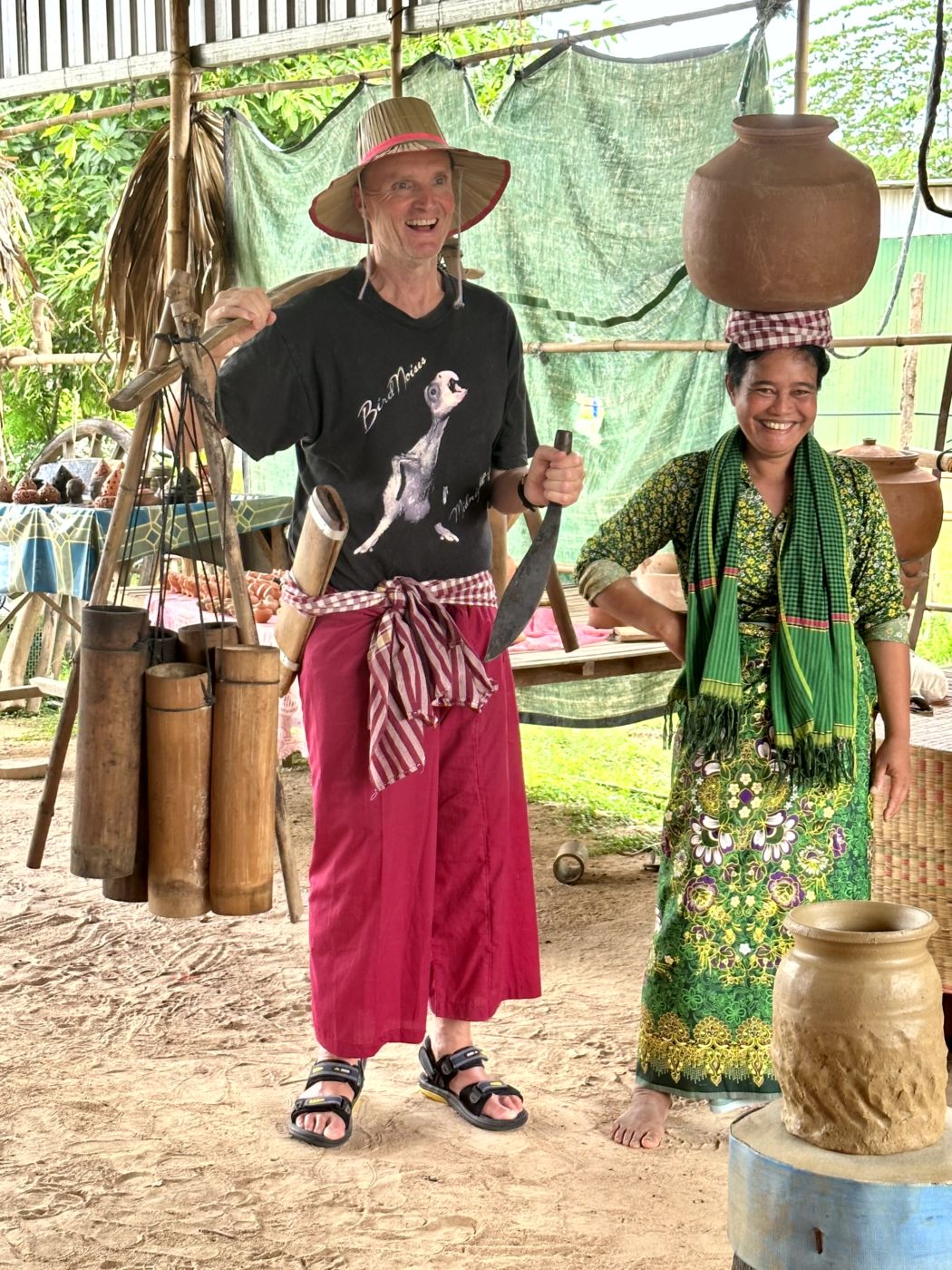 Von Phnom Penh nach Battambang – Töpferdorf und Mittagspause