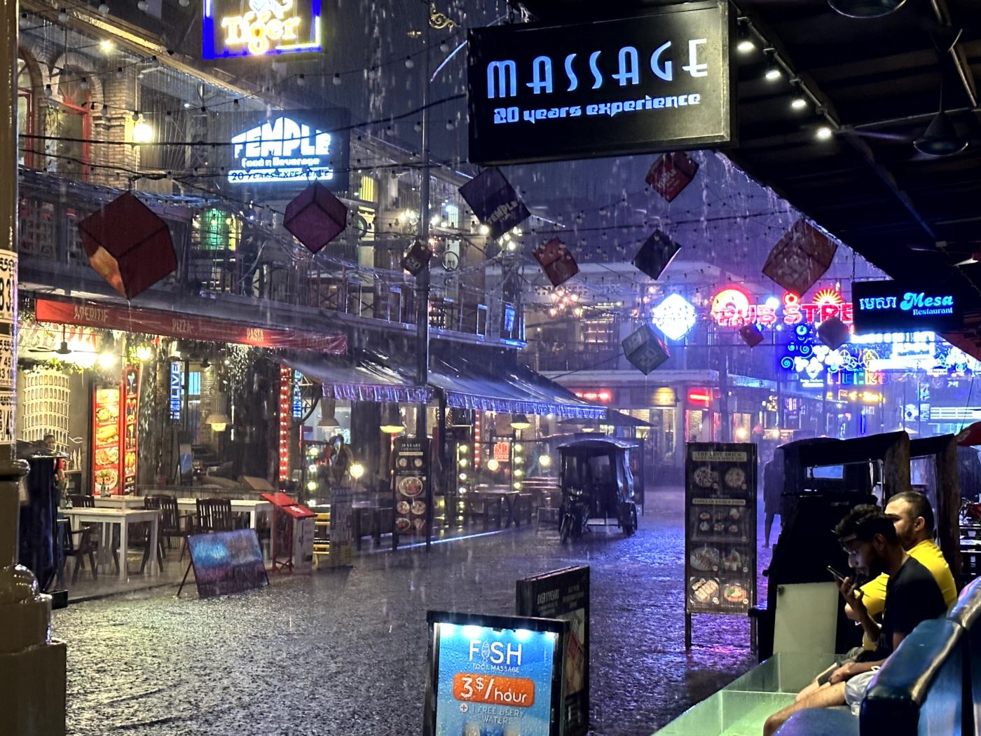 Erster Abend in Siem Reap – Pub Street, Dinner und Nachtleben