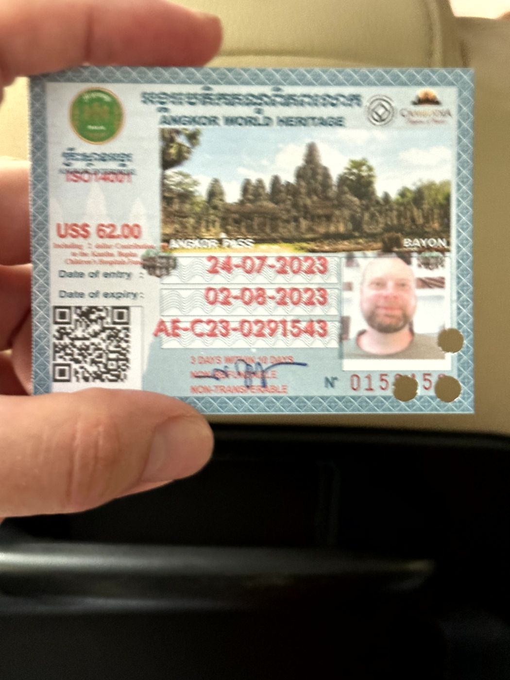 Angkor-Tag 1 – Tempelpass und erste Eindrücke in Angkor Wat