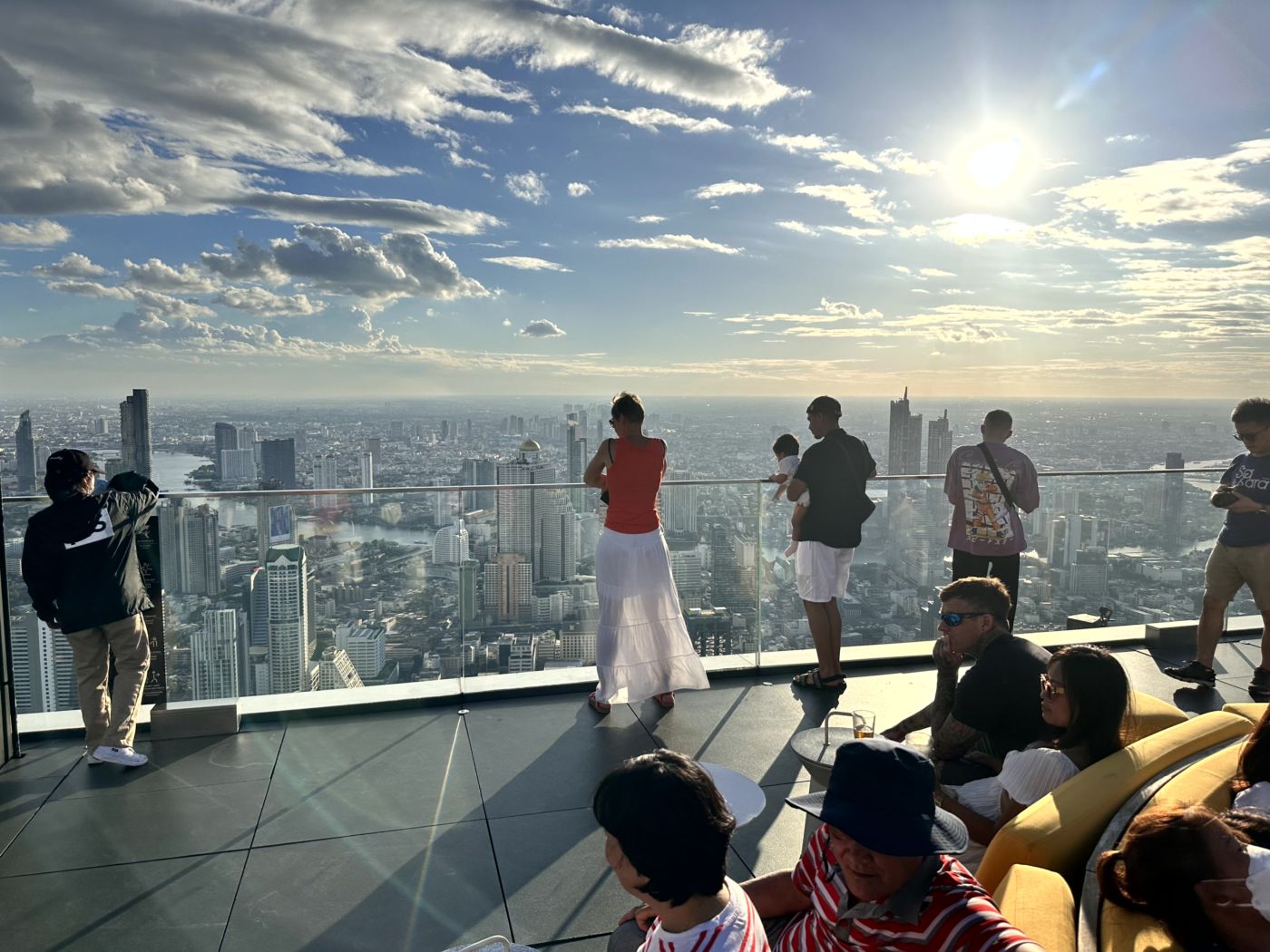 Bangkok von oben – Mahanakhon SkyWalk, Glasboden und Sunset-Views