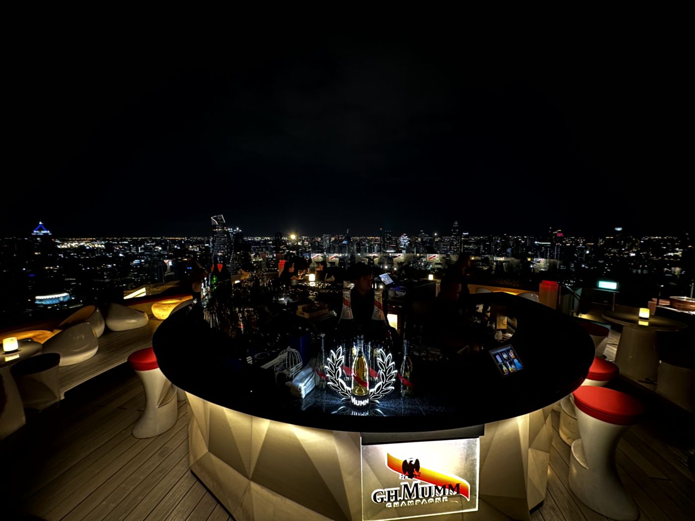 Offizielles Reiseende in Bangkok – Skyline, Rooftop-Bars und Red-Sky-Nacht